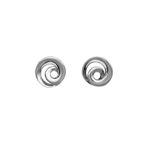 Silver Whirlpool Earrings