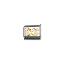 Load image into Gallery viewer, Composable Classic Link Gemini In Bonded Yellow Gold With Etched Detail
