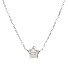 Load image into Gallery viewer, Petit Sparkle Necklace - Star Silver
