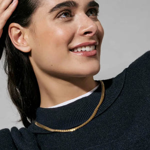 Ecclectica Necklace - Flat Chain Yellow PVD