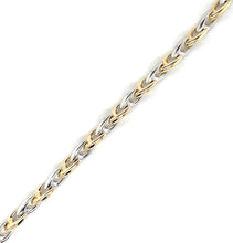 Load image into Gallery viewer, Sterling Silver And Yellow Gold Plated Wishbone Bracelet
