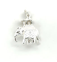 Load image into Gallery viewer, Silver Indian Elephant Charm
