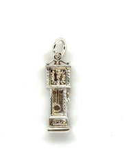 Load image into Gallery viewer, Silver Grandfather Clock Charm
