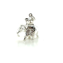 Load image into Gallery viewer, Silver Indian Elephant Charm
