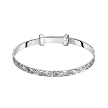 Load image into Gallery viewer, Maeve Diamond Cut Pattern Bangle
