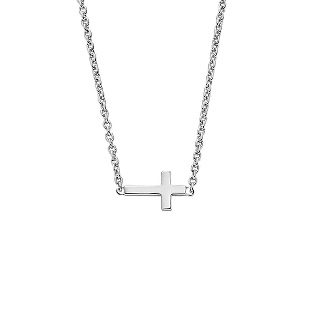 Luella - Sideways Cross Necklace