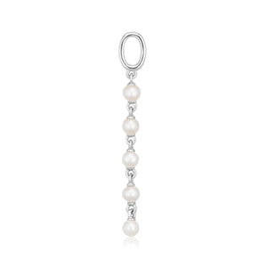Hoop Charm Perla Cinque - With Freshwater Pearl