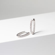 Load image into Gallery viewer, Earrings Ellisse Piccolo - With Clear Zirconia
