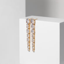 Load image into Gallery viewer, Earrings Ellisse Lungo Otto - 18K Plated
