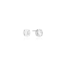 Load image into Gallery viewer, Earrings Ellisse Carezza With Clear Zirconia
