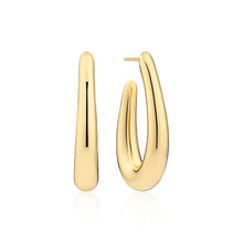 Load image into Gallery viewer, Earrings Grande Goccia Pianura - 18K Gold Plated
