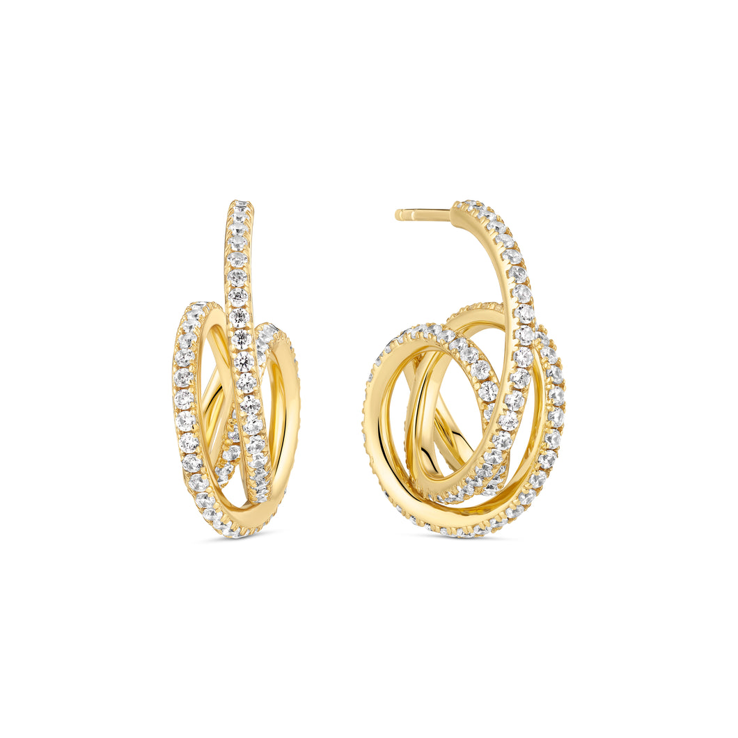 Earrings Spirale Piccolo - 18K Plate