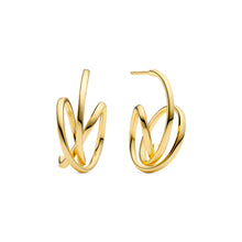 Load image into Gallery viewer, Earrings Spirale Pianura Piccolo -18K Plated
