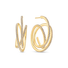 Load image into Gallery viewer, Earrings Spirale Grande - 18K Plated
