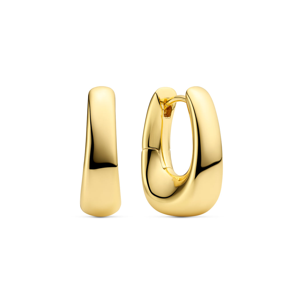 Earrings Borsa Pianura - 18K Gold Plated