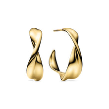 Load image into Gallery viewer, Earrings Foglia Medio -18K Plated
