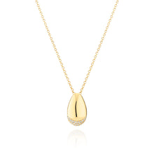 Load image into Gallery viewer, Necklace Goccia - 18K Gold Plated With Clear Zirconia
