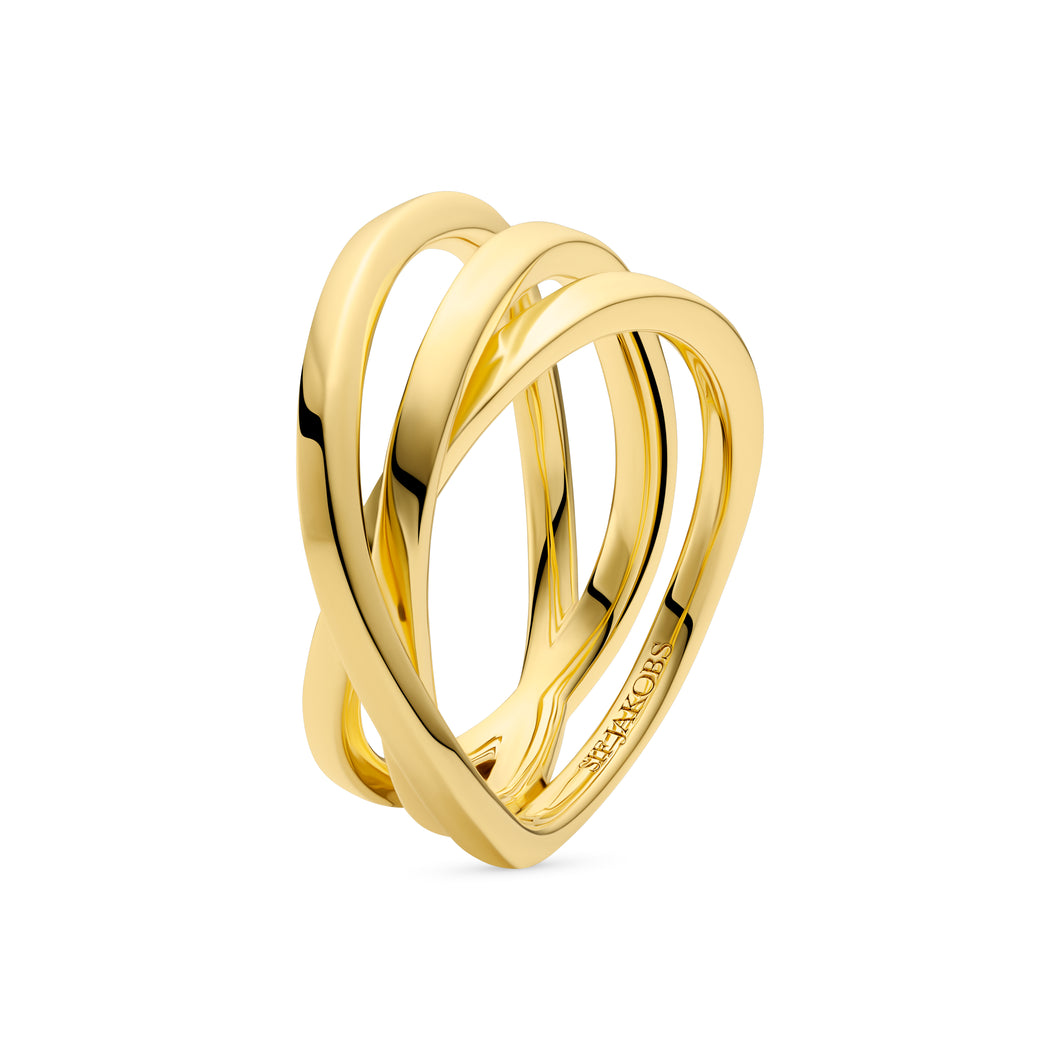 Ring Spirale Pianura - 18K Plated
