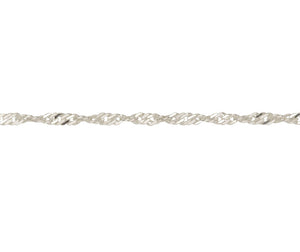 Sterling Silver Twisted Curb Necklace
