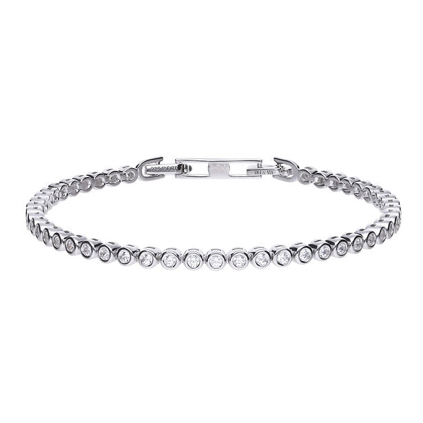 Rubover Set Zirconia Tennis Bracelet