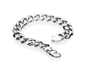 Heavyweight Curb Chain Stainless Steel Bracelet