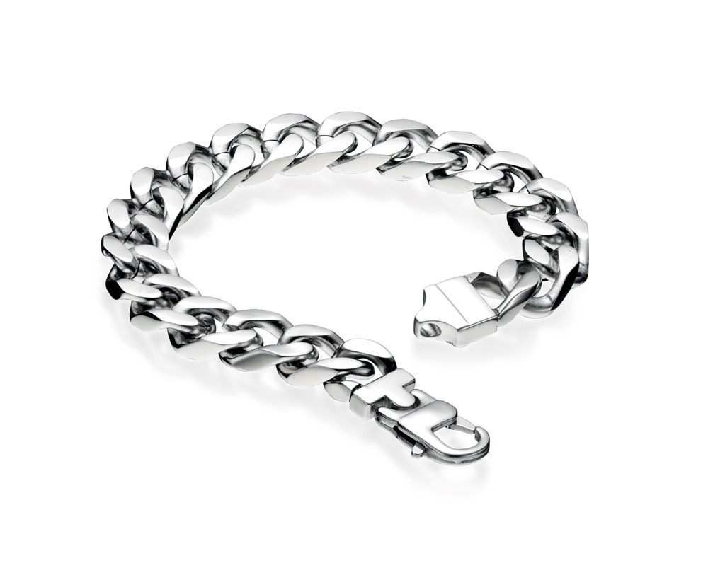 Heavyweight Curb Chain Stainless Steel Bracelet
