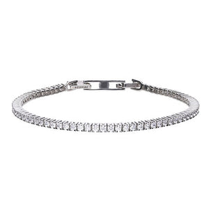 Fine Claw Set Zirconia Tennis Bracelet