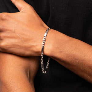 Bar Chain Stainless Steel Bracelet
