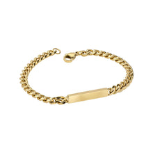 Load image into Gallery viewer, Chain Bracelet with Engravable Bar
