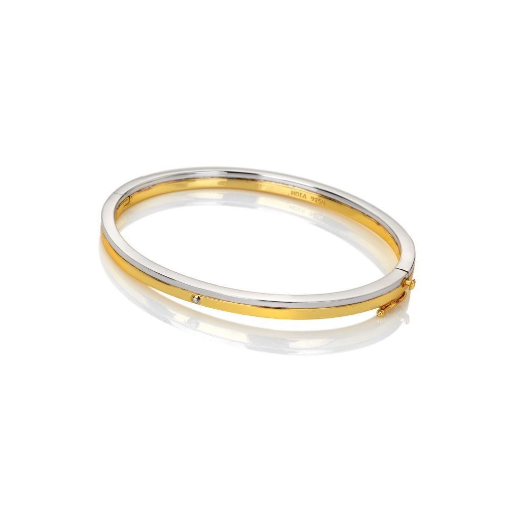 Parallel Two Tone Bangle