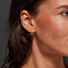 Load image into Gallery viewer, Droplet Two Tone Earrings
