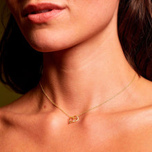 Load image into Gallery viewer, HD X Golden Edit Delicate Pointed Twist Heart Pendant
