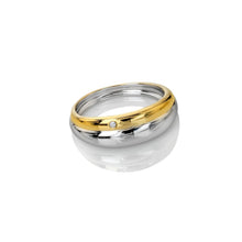 Load image into Gallery viewer, Droplet Two Tone Ring
