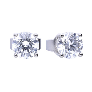 Four Claw Set 0.75ct Solitaire Stud Earrings