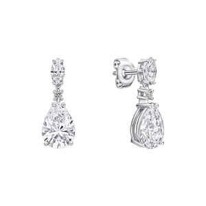 Teardrop and Marquise Drop Earrings