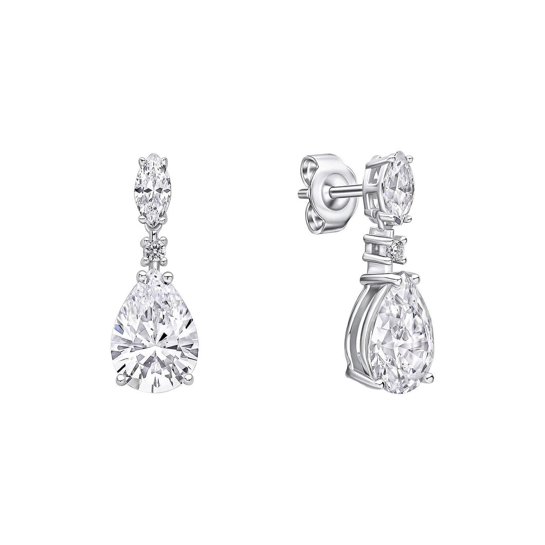 Teardrop and Marquise Drop Earrings