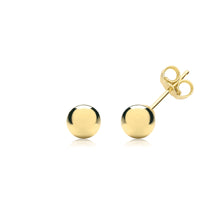 Load image into Gallery viewer, 9ct Yellow Gold Ball Stud Earrings
