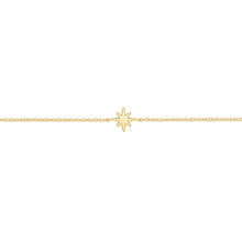 Load image into Gallery viewer, Gold Plated Sterling Silver Star Bracelet
