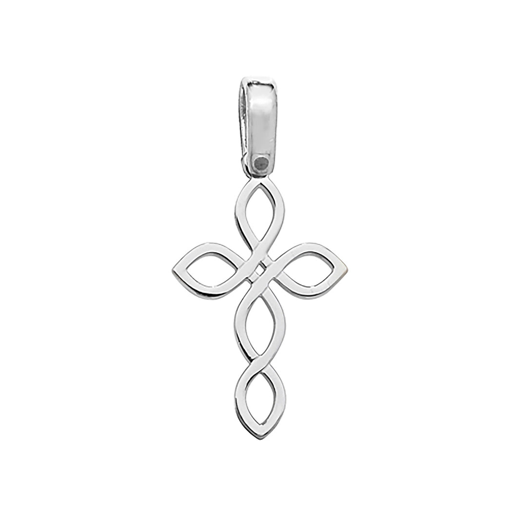 Sterling Silver Celtic Style Cross Pendant