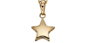 9ct Yellow Gold Star Pendant