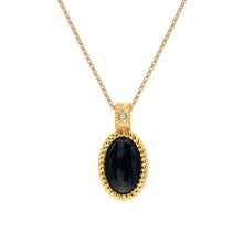 Load image into Gallery viewer, HD X JJ Black Onyx Oval Pendant
