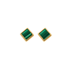 HD X JJ Revive Square Stud Earrings