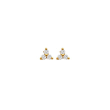 Load image into Gallery viewer, HD X JJ White Topaz Micro Stud Earrings
