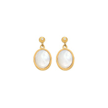 Load image into Gallery viewer, HDXGEM Oval Earrings - Mother Of Pearl
