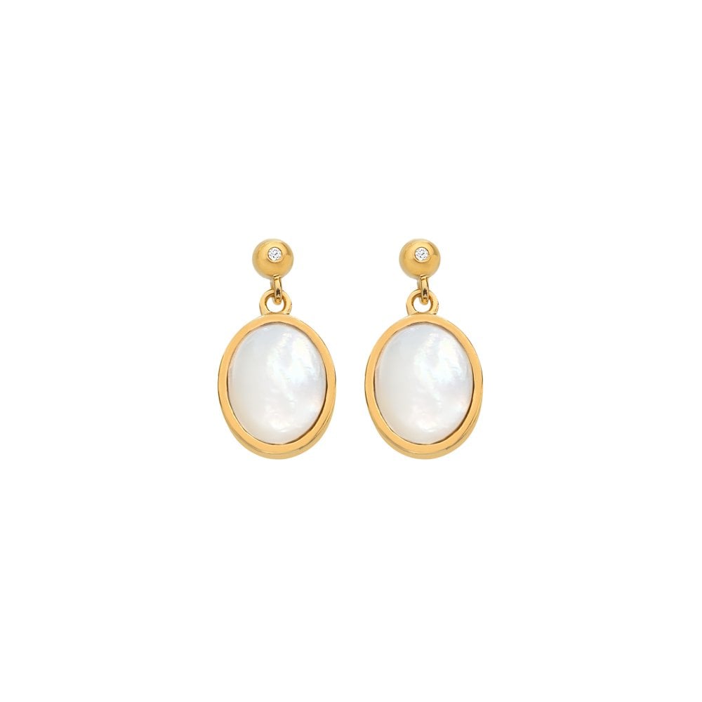HDXGEM Oval Earrings - Mother Of Pearl