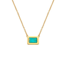 Load image into Gallery viewer, HDXGEM Rectangle Necklace - Turquoise
