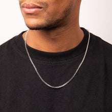 Load image into Gallery viewer, Stainless Steel Diamond Cut Curb Chain Necklace
