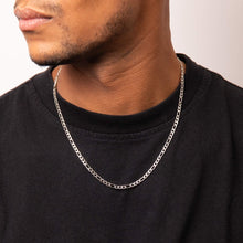 Load image into Gallery viewer, Stainless Steel Figaro Link Chain Necklace
