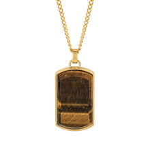 Load image into Gallery viewer, Dog Tag With Tigers Eye
