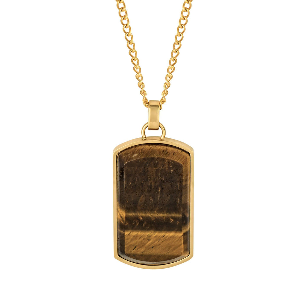 Dog Tag With Tigers Eye
